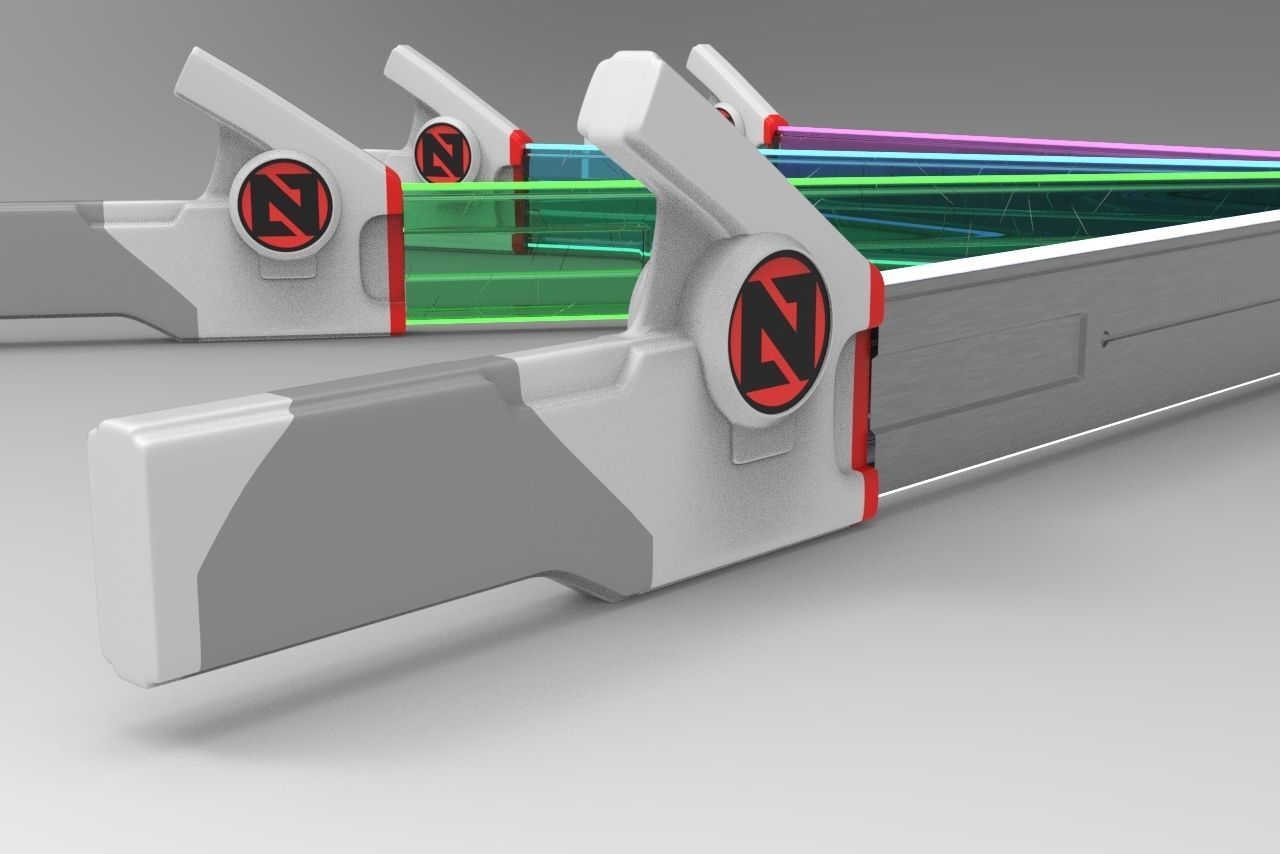 Valorant Spectrum Knife Low-poly 3D model_2