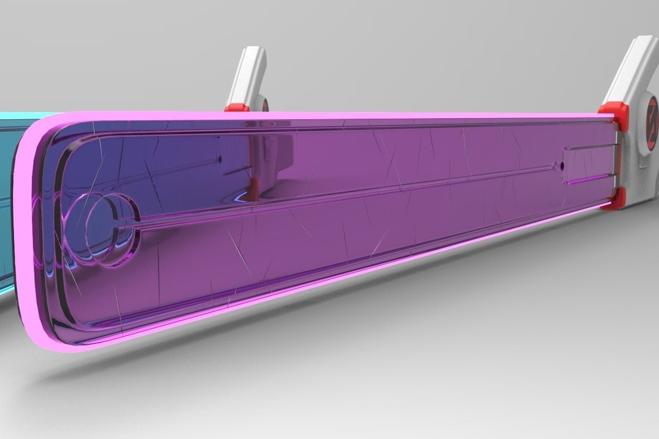 Valorant Spectrum Knife Low-poly 3D model_4