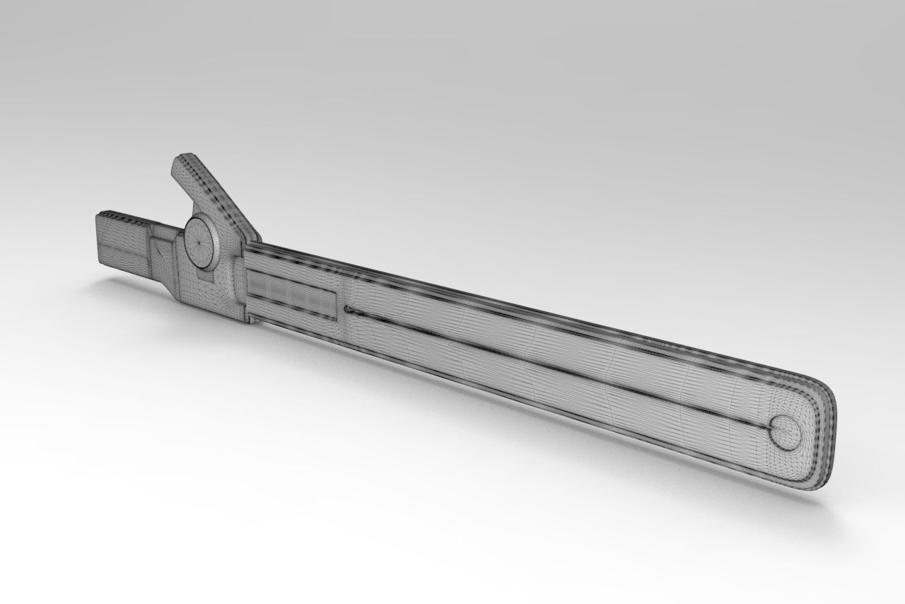 Valorant Spectrum Knife Low-poly 3D model_6