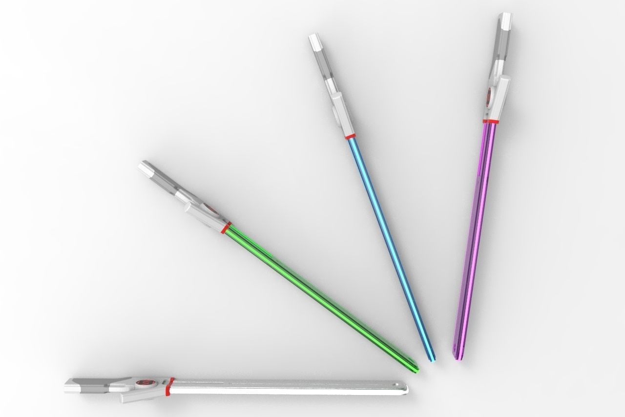 Valorant Spectrum Knife Low-poly 3D model_1