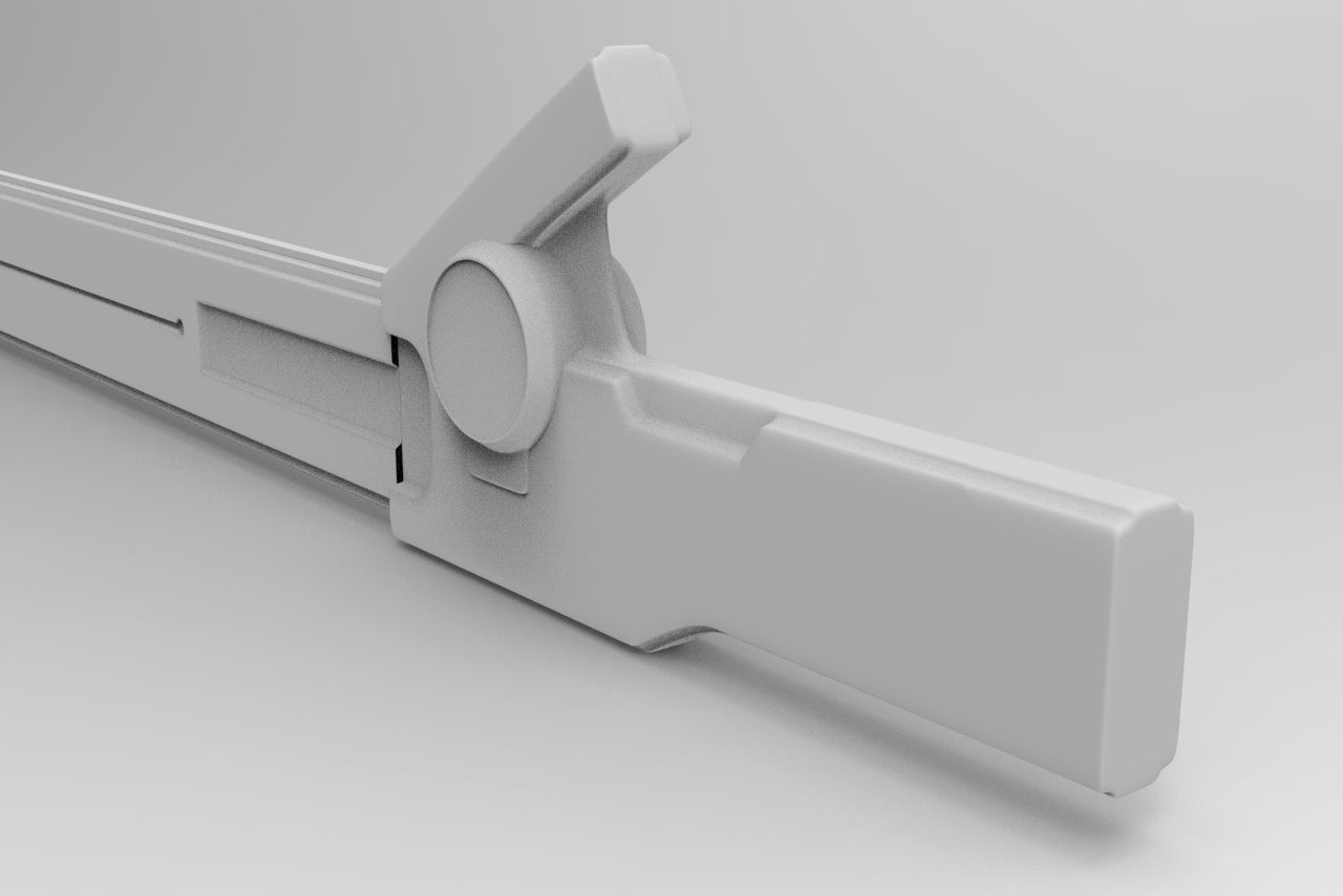 Valorant Spectrum Knife Low-poly 3D model_8