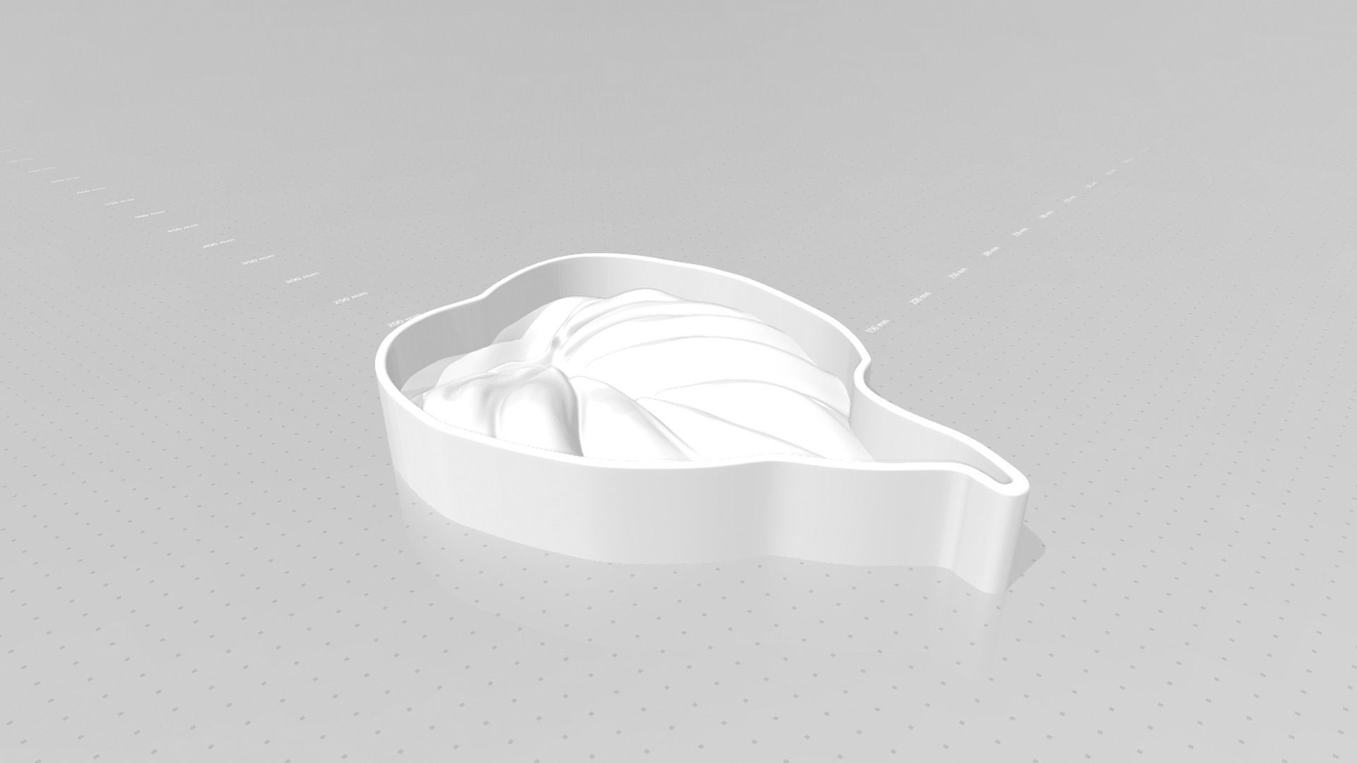 Alocasia Cucullata Leaf - Molding Arrangement EVA Foam Craft 3D print model_19