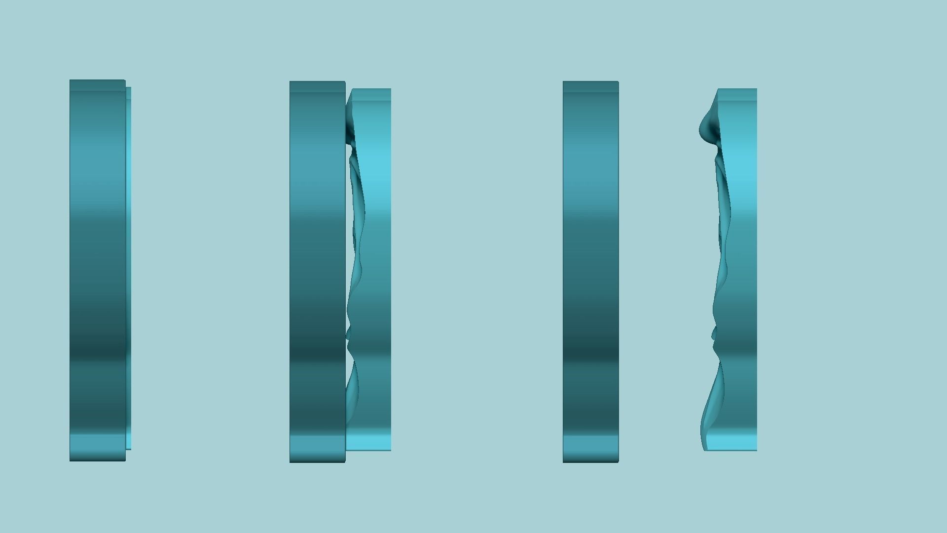 Alocasia Cucullata Leaf - Molding Arrangement EVA Foam Craft 3D print model_13