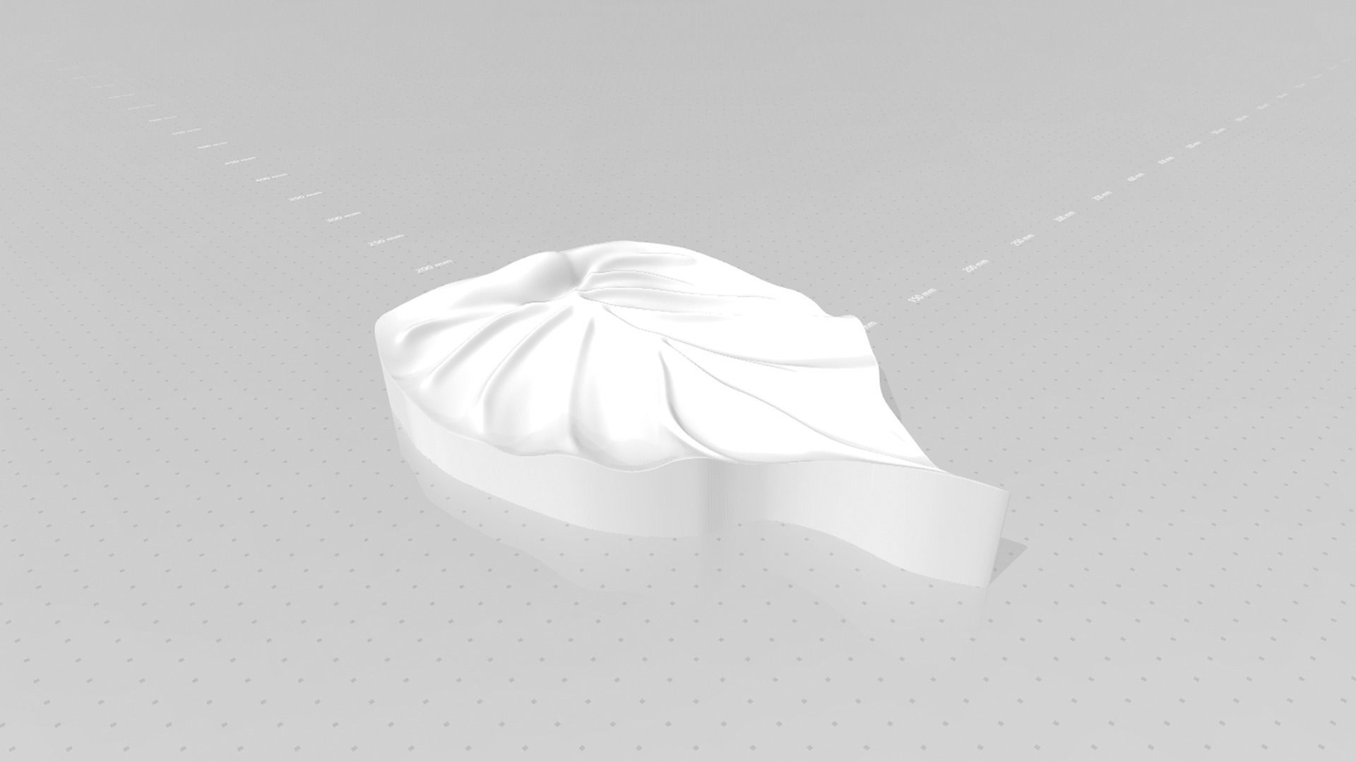 Alocasia Cucullata Leaf - Molding Arrangement EVA Foam Craft 3D print model_16