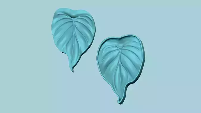Alocasia Cucullata Leaf - Molding Arrangement EVA Foam Craft 3D print model