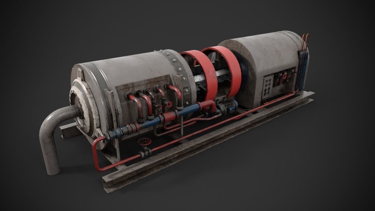 Industrial device 3D model_2
