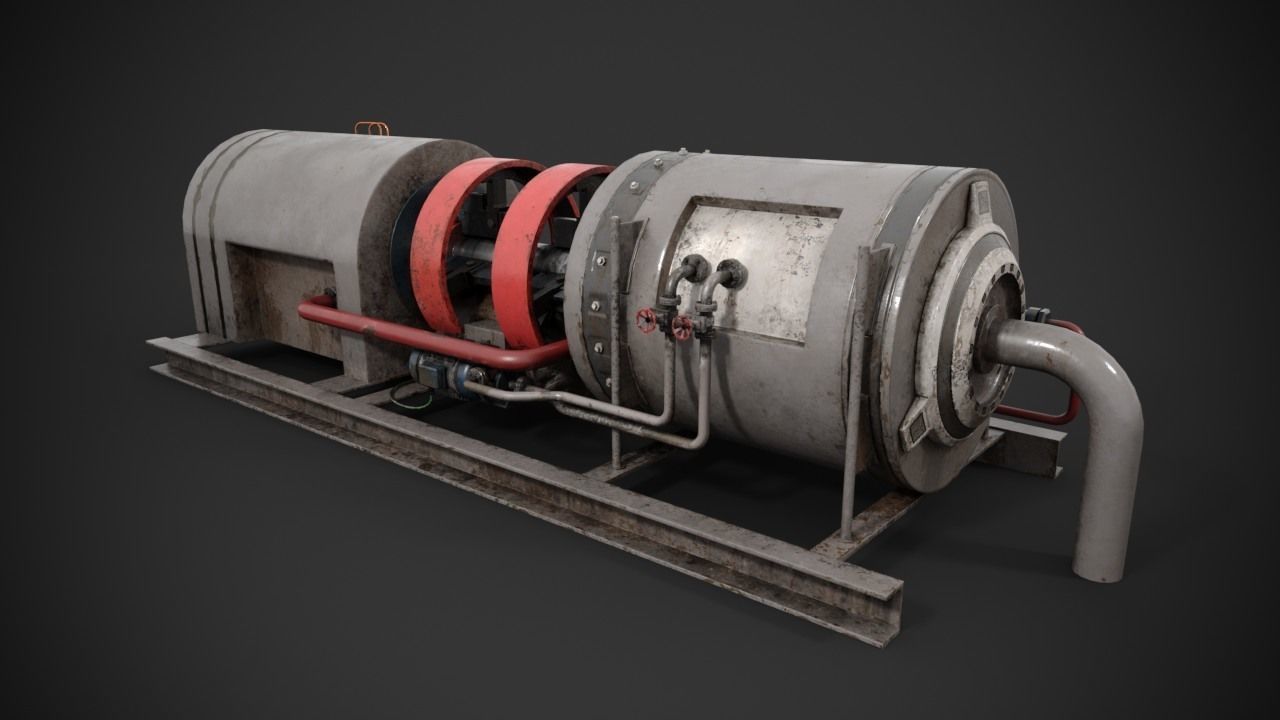 Industrial device 3D model_8