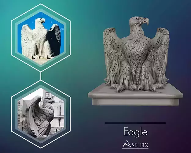 Eagle sculpture Ready to Print