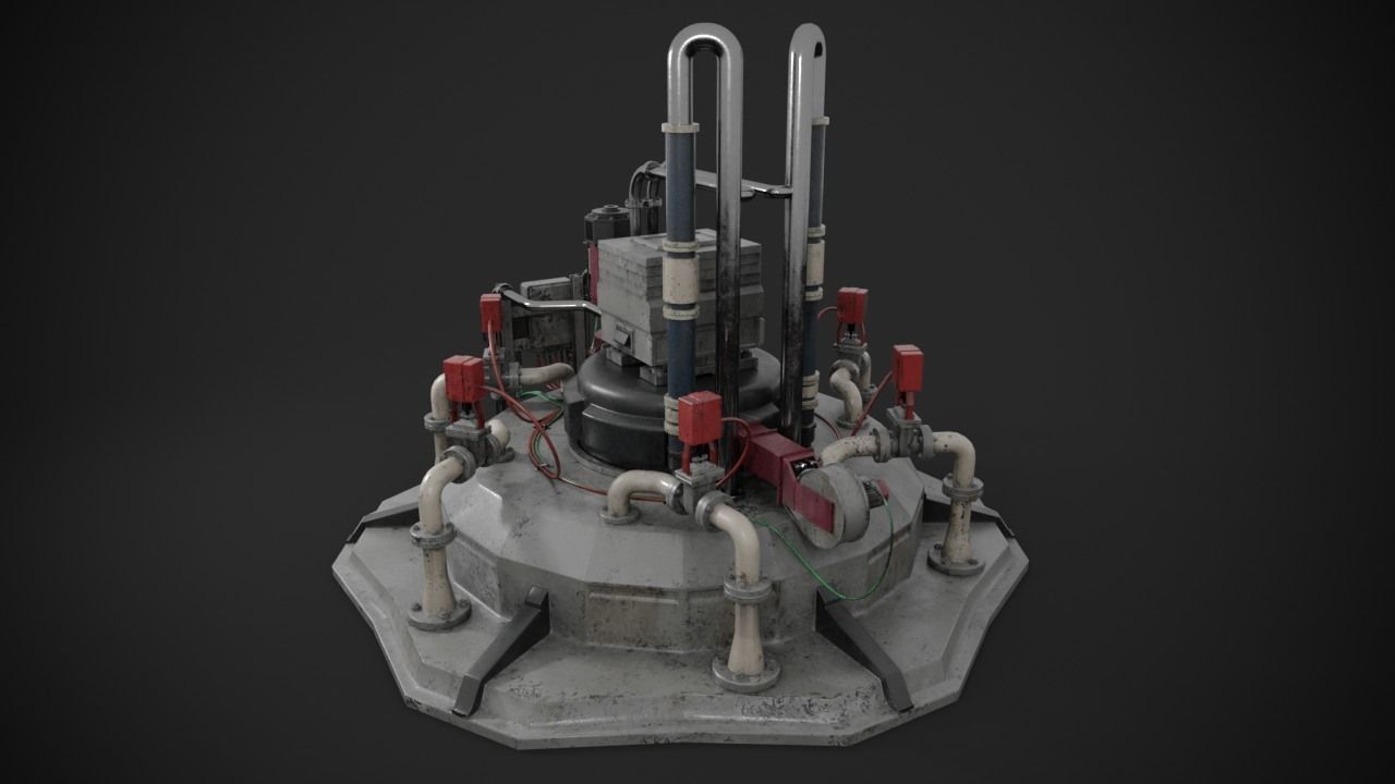 Industrial device 3D model_8