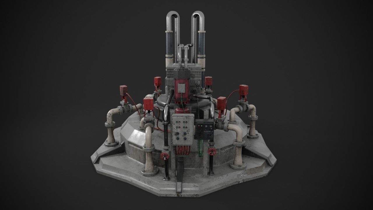 Industrial device 3D model_4