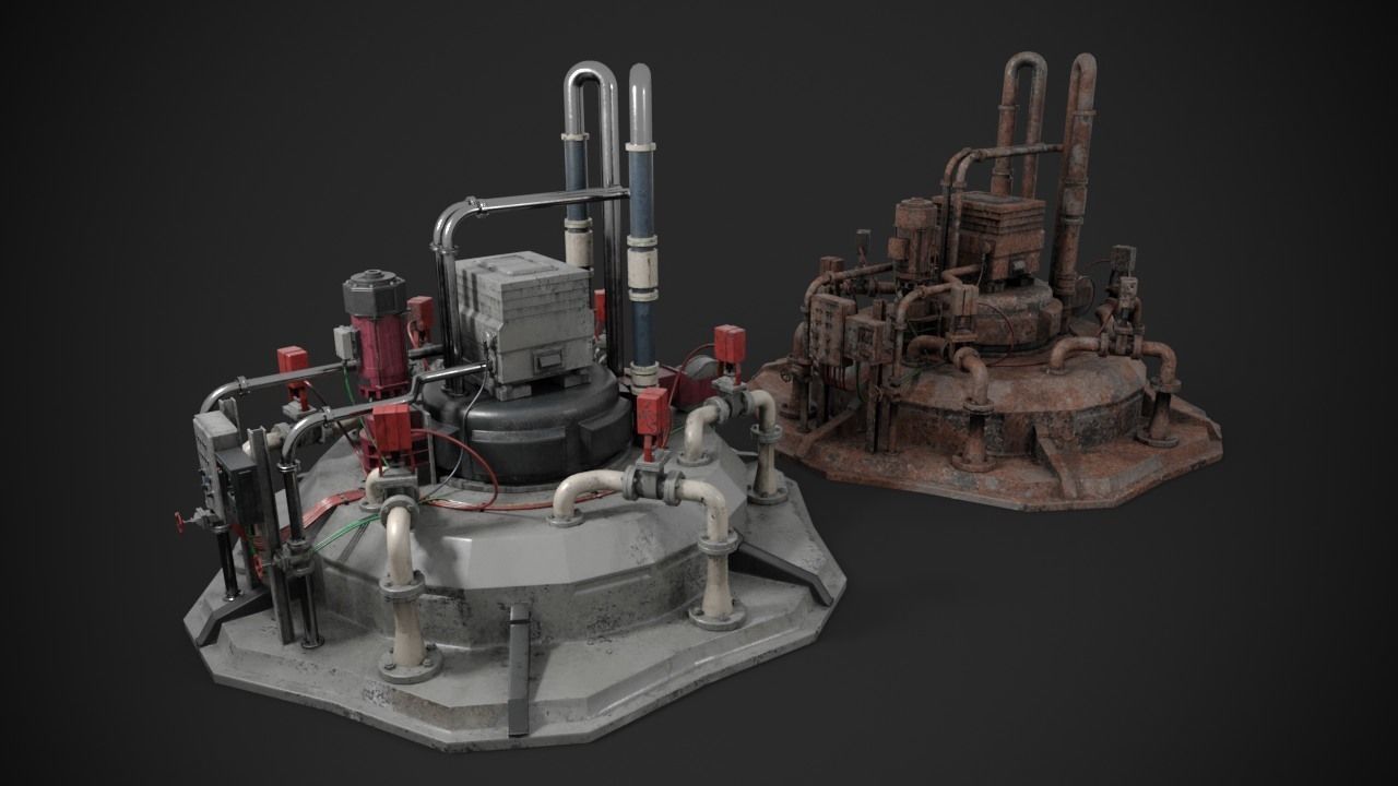 Industrial device 3D model_2