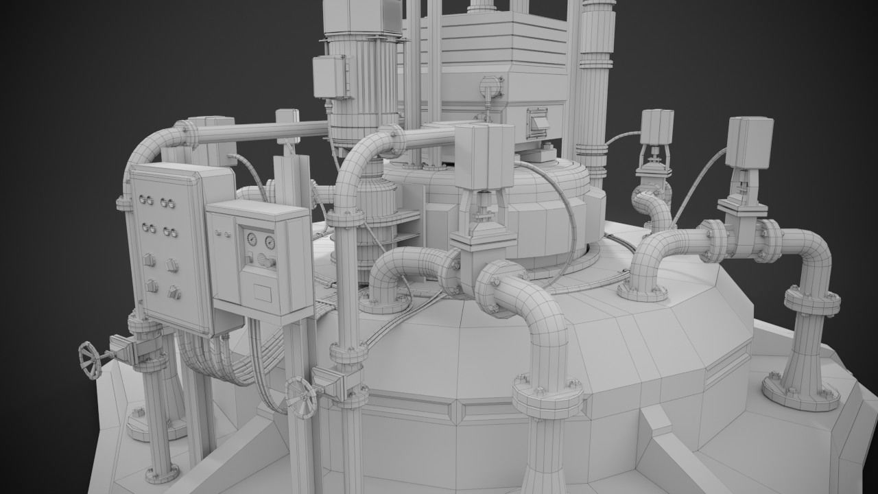 Industrial device 3D model_14