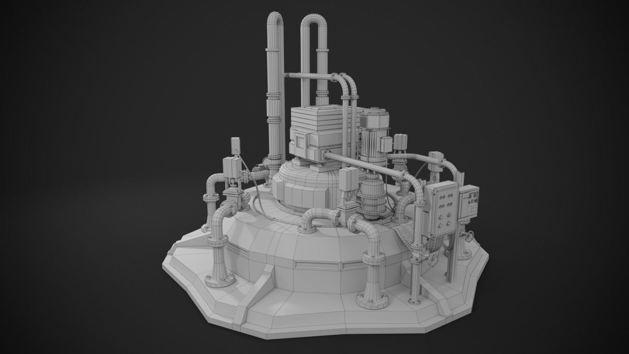 Industrial device 3D model_13