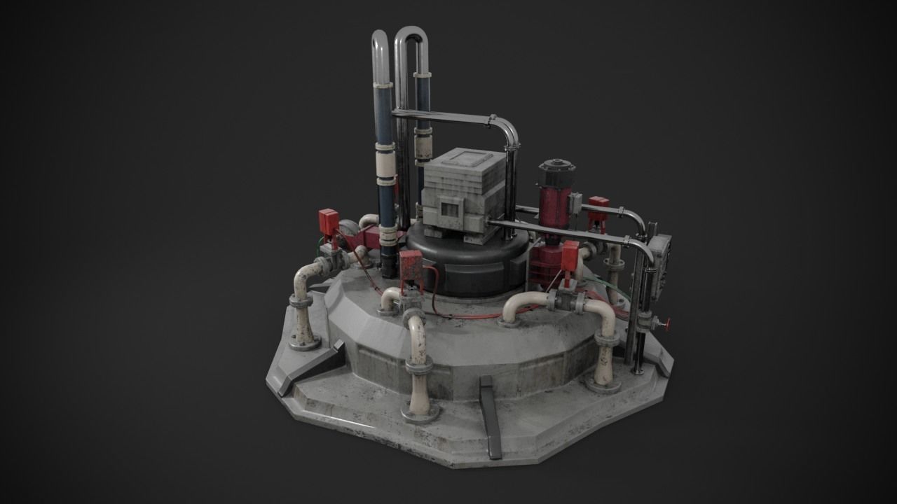Industrial device 3D model_11