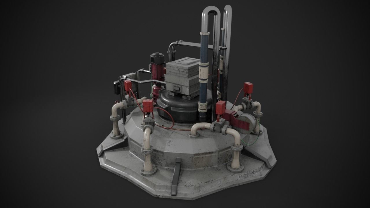 Industrial device 3D model_7