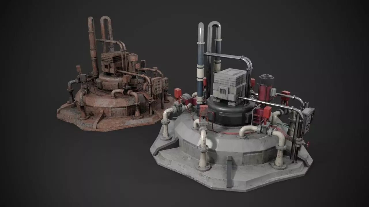 Industrial device 3D model_0
