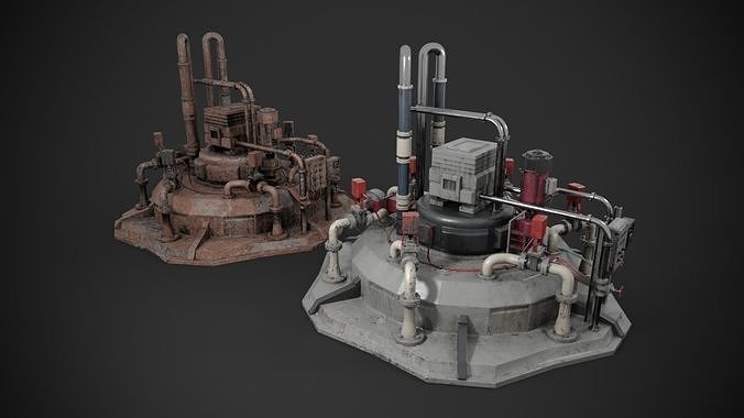 Industrial device 3D model