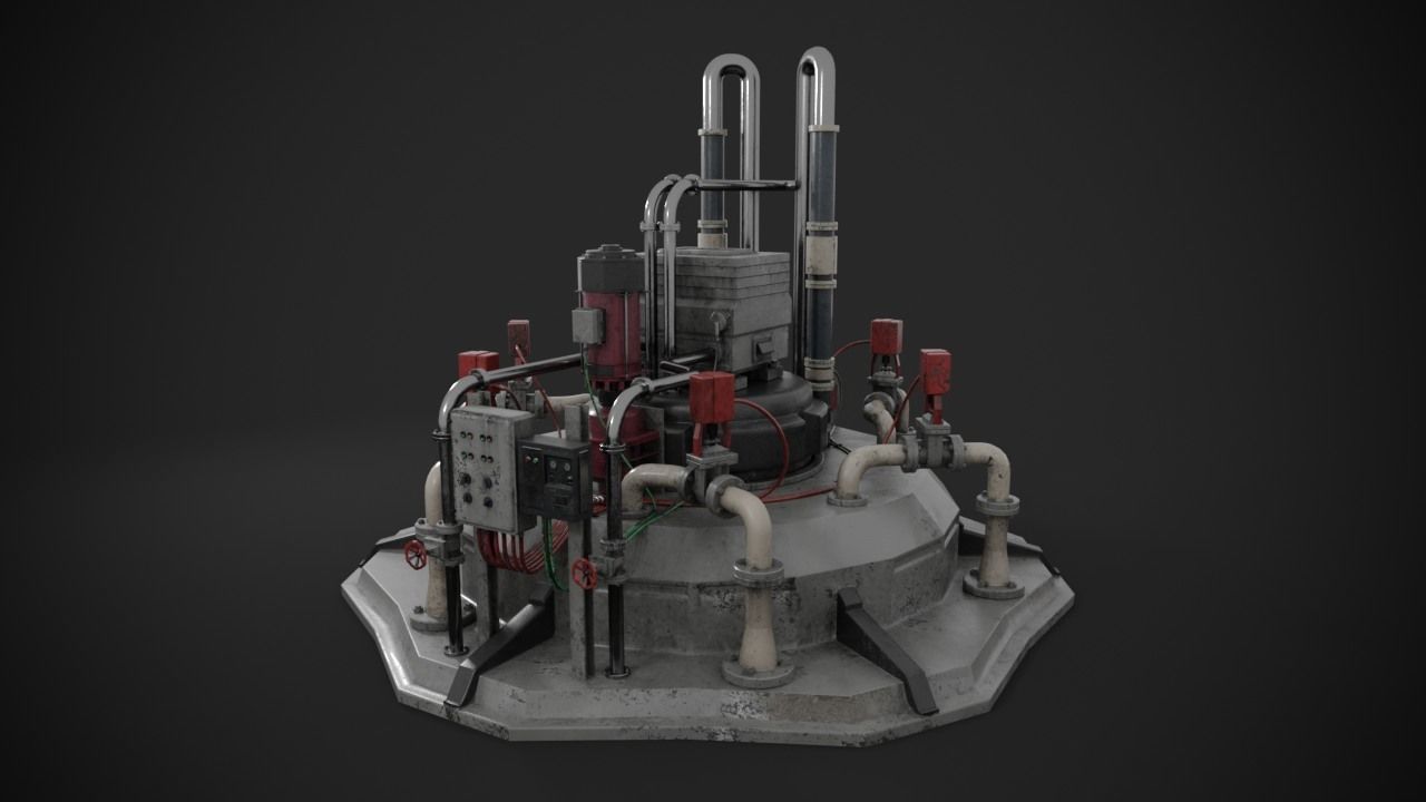 Industrial device 3D model_5