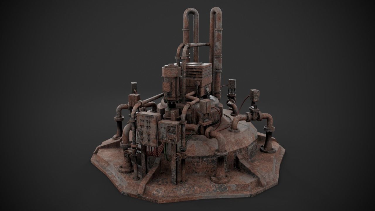 Industrial device 3D model_16