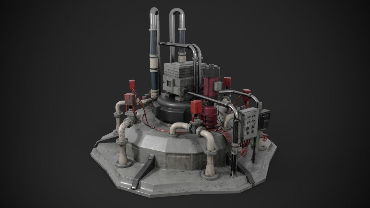 Industrial device 3D model_3