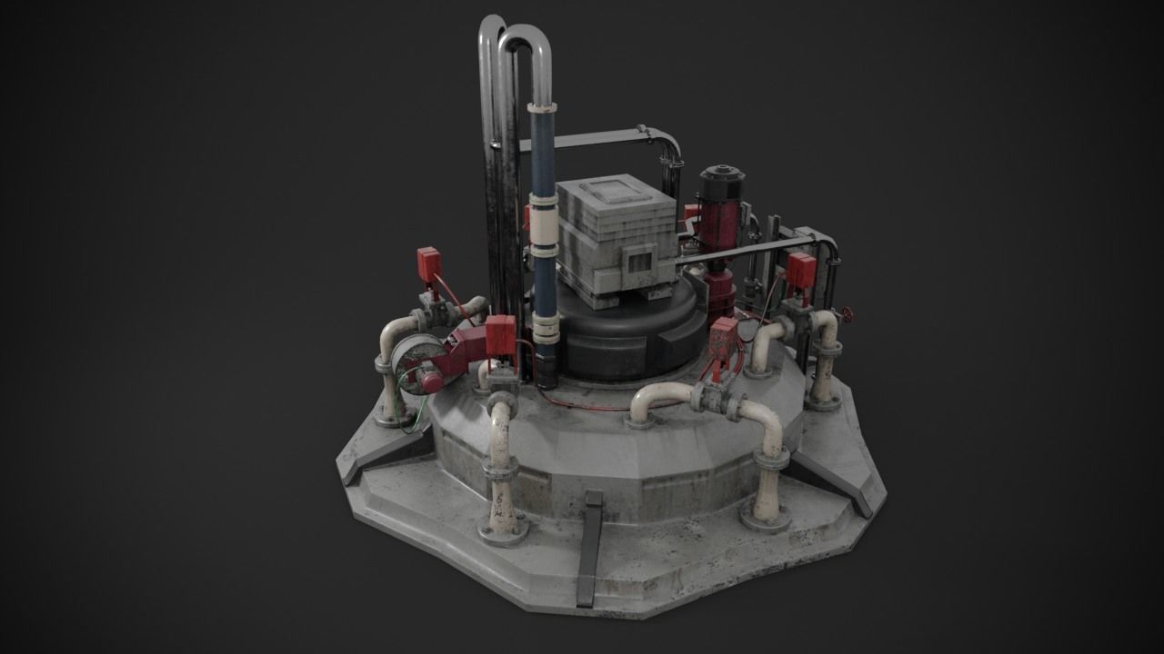 Industrial device 3D model_10