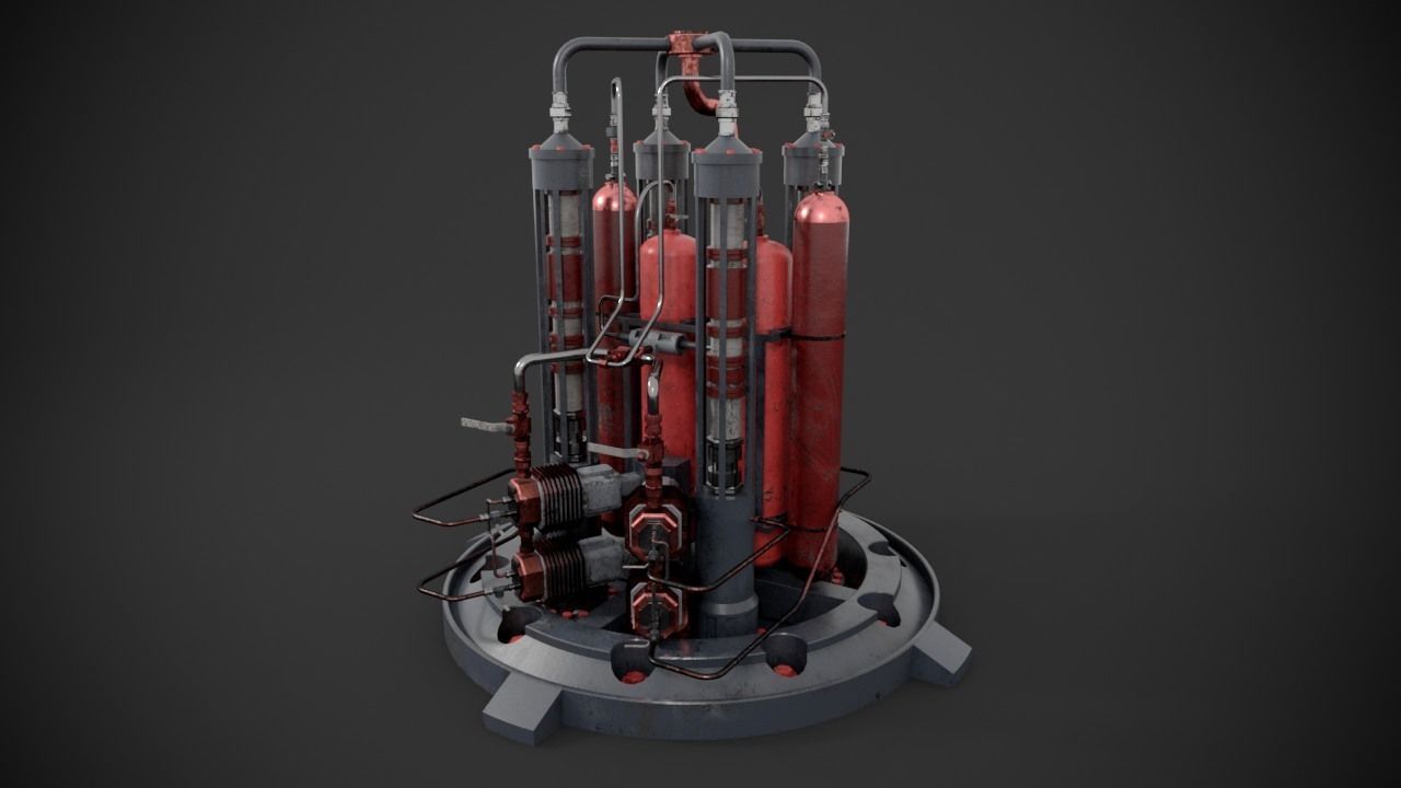 Industrial device 3D model_5