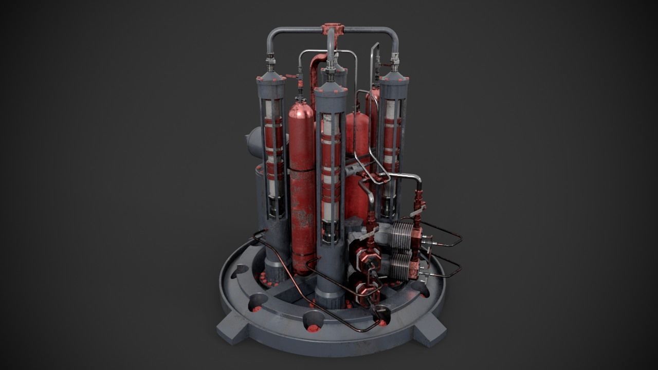Industrial device 3D model_3