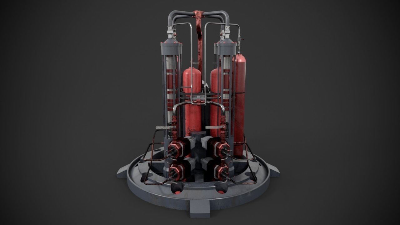Industrial device 3D model_4