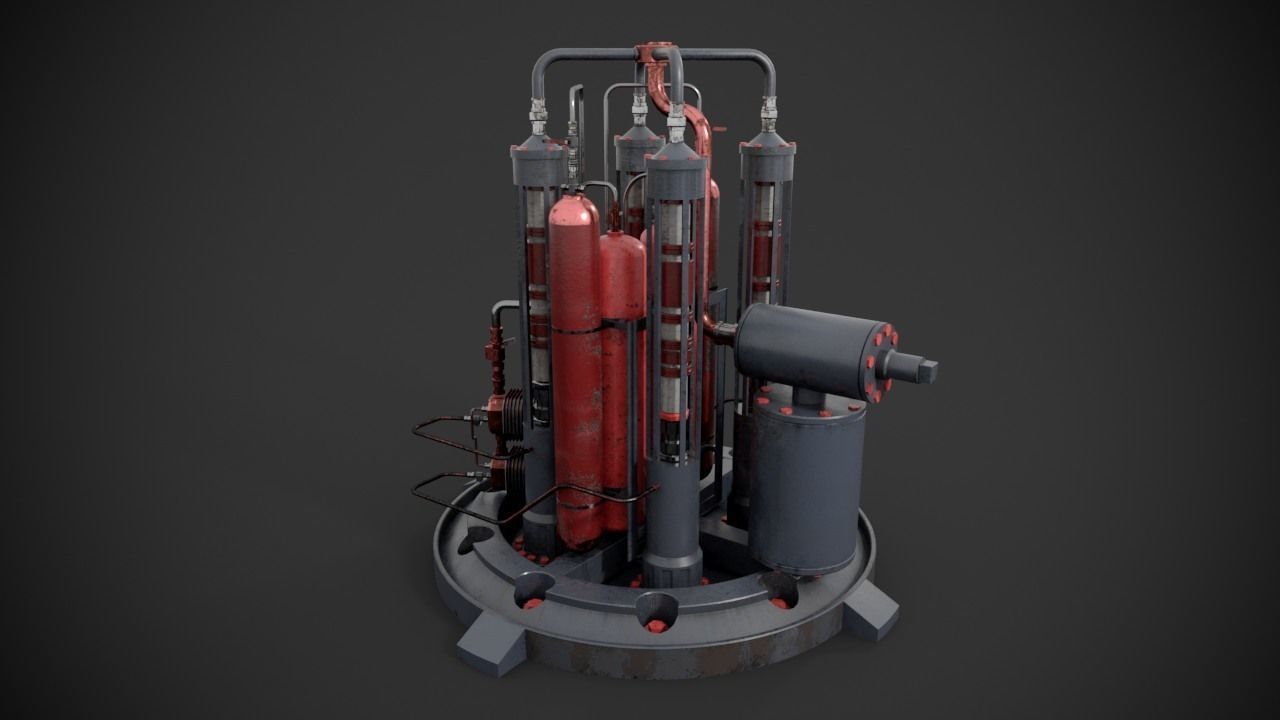 Industrial device 3D model_7