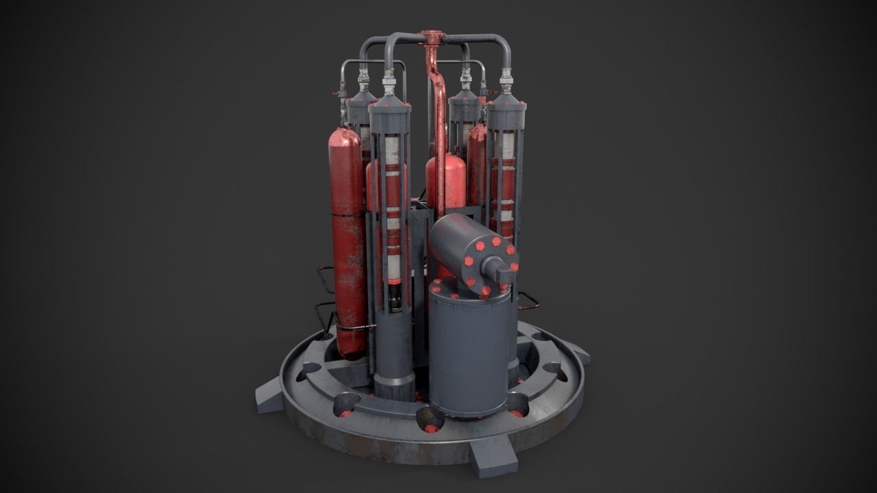 Industrial device 3D model_8