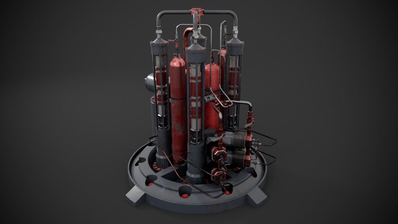 Industrial device 3D model_11