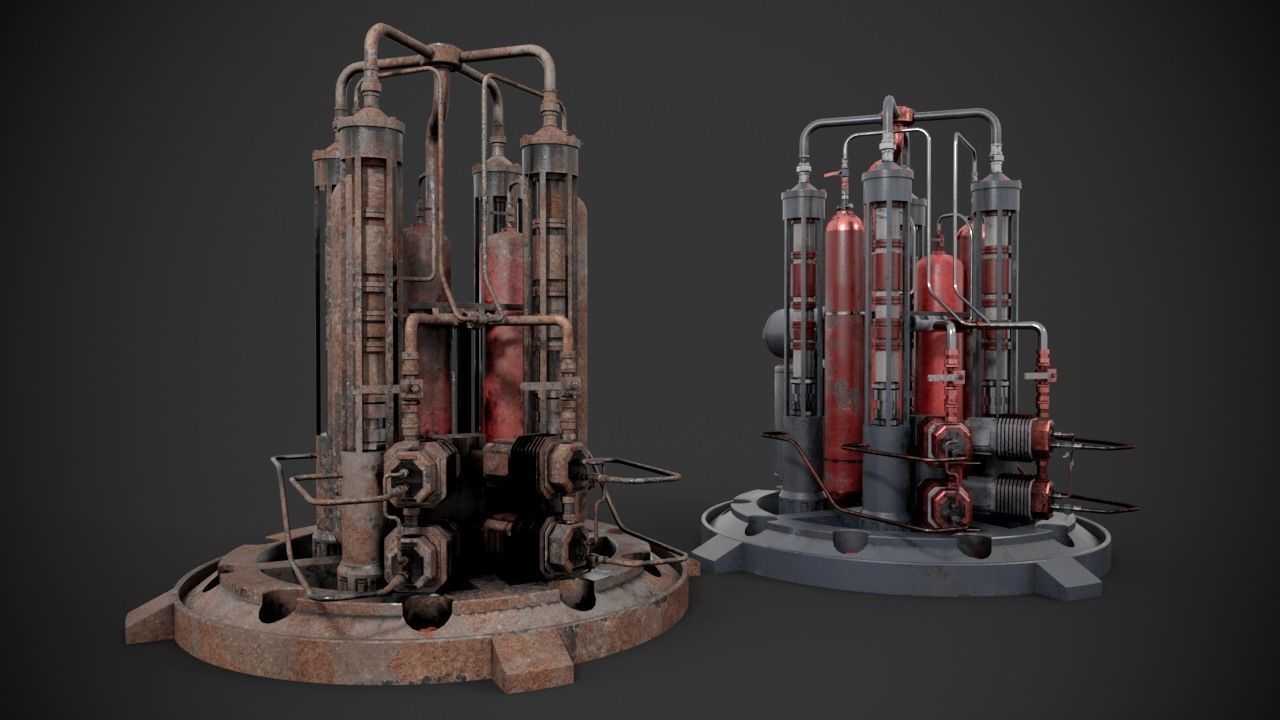 Industrial device 3D model_2