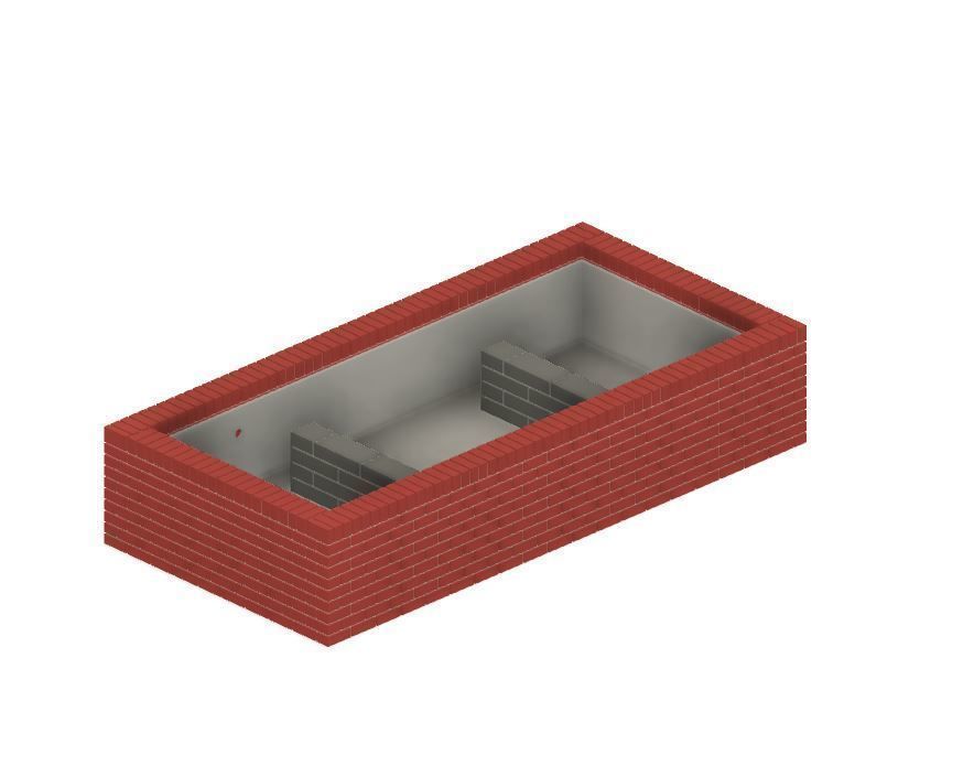 Model Railway Oil Tank with Brick Bund 3D print model_14