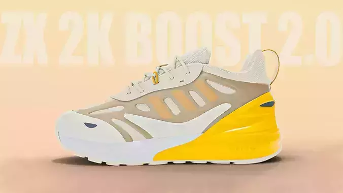 Adidas zx 2k boost 2 yellow color 