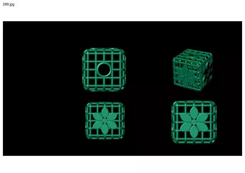 1 size stl beeds 3D print model_0