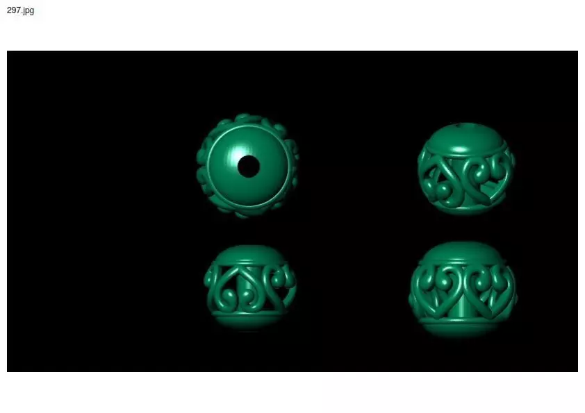 1 size stl beeds 3D print model_0