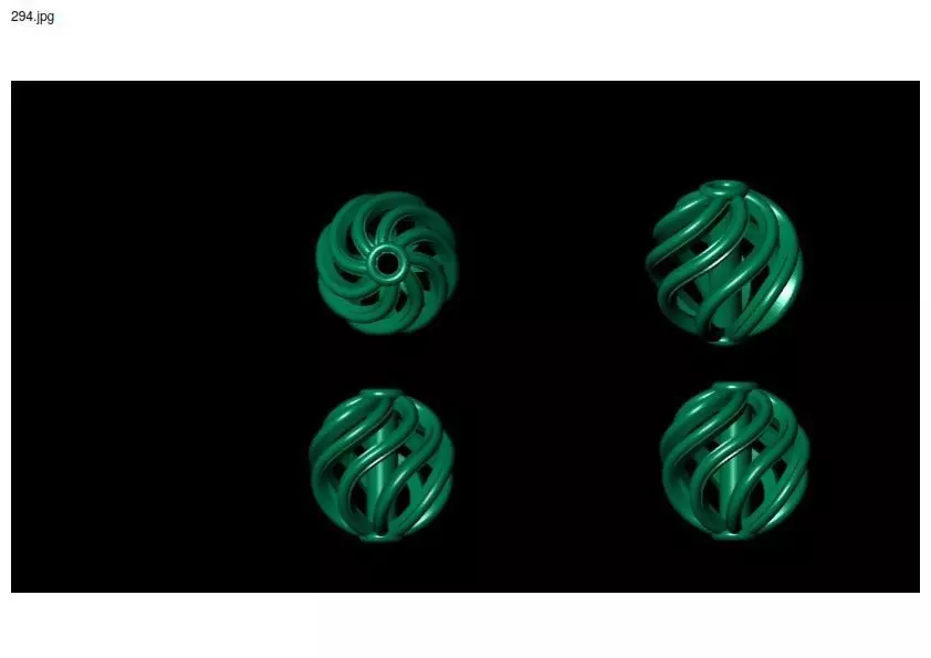 1 size stl beeds 3D print model_0