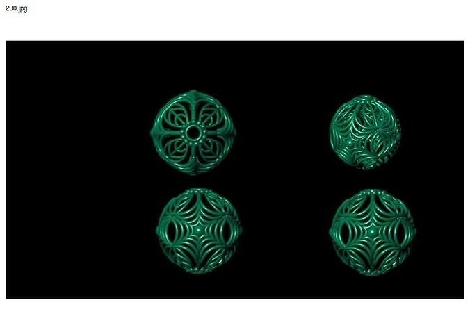 1 size stl beeds 3D print model
