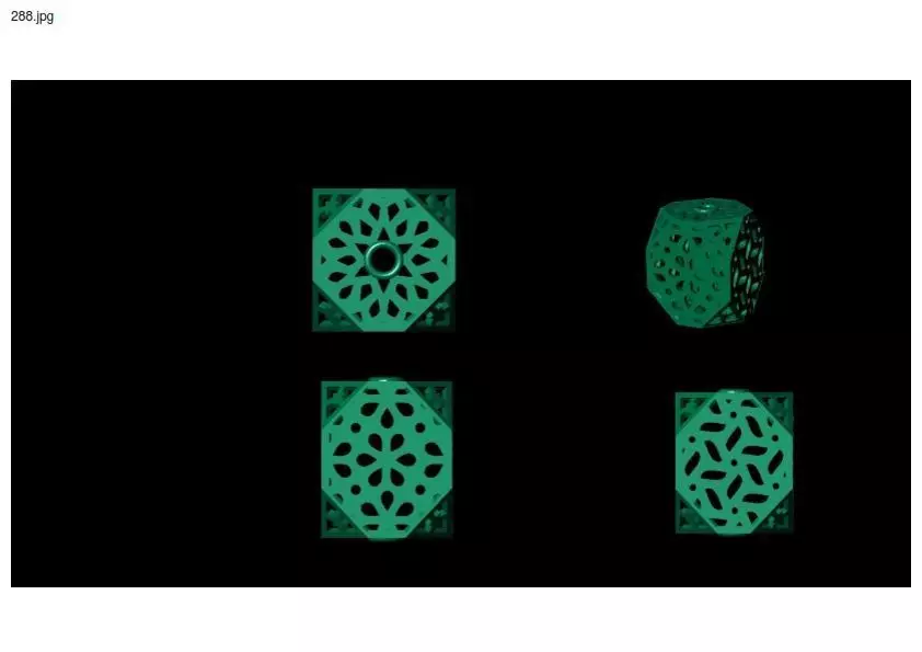 3 size stl beeds 3D print model_0