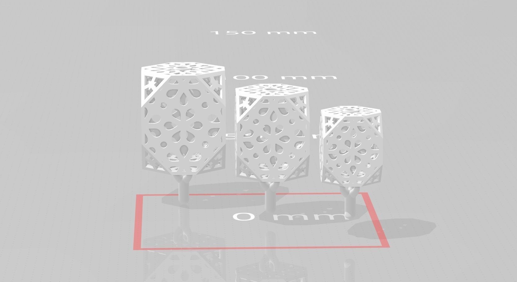 3 size stl beeds 3D print model_1