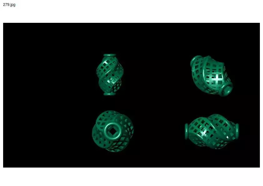 3 size stl beeds 3D print model_0