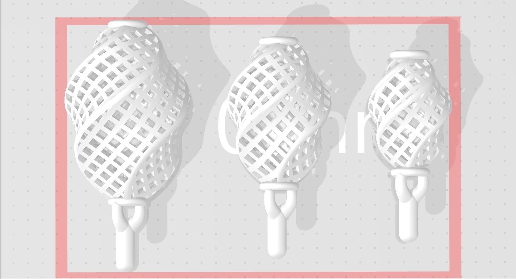 3 size stl beeds 3D print model_1