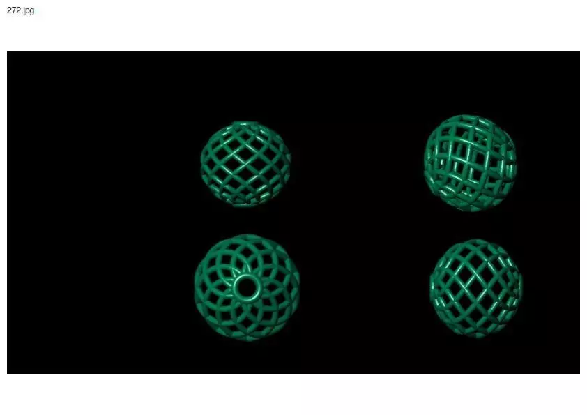 3 size stl beeds 3D print model_0