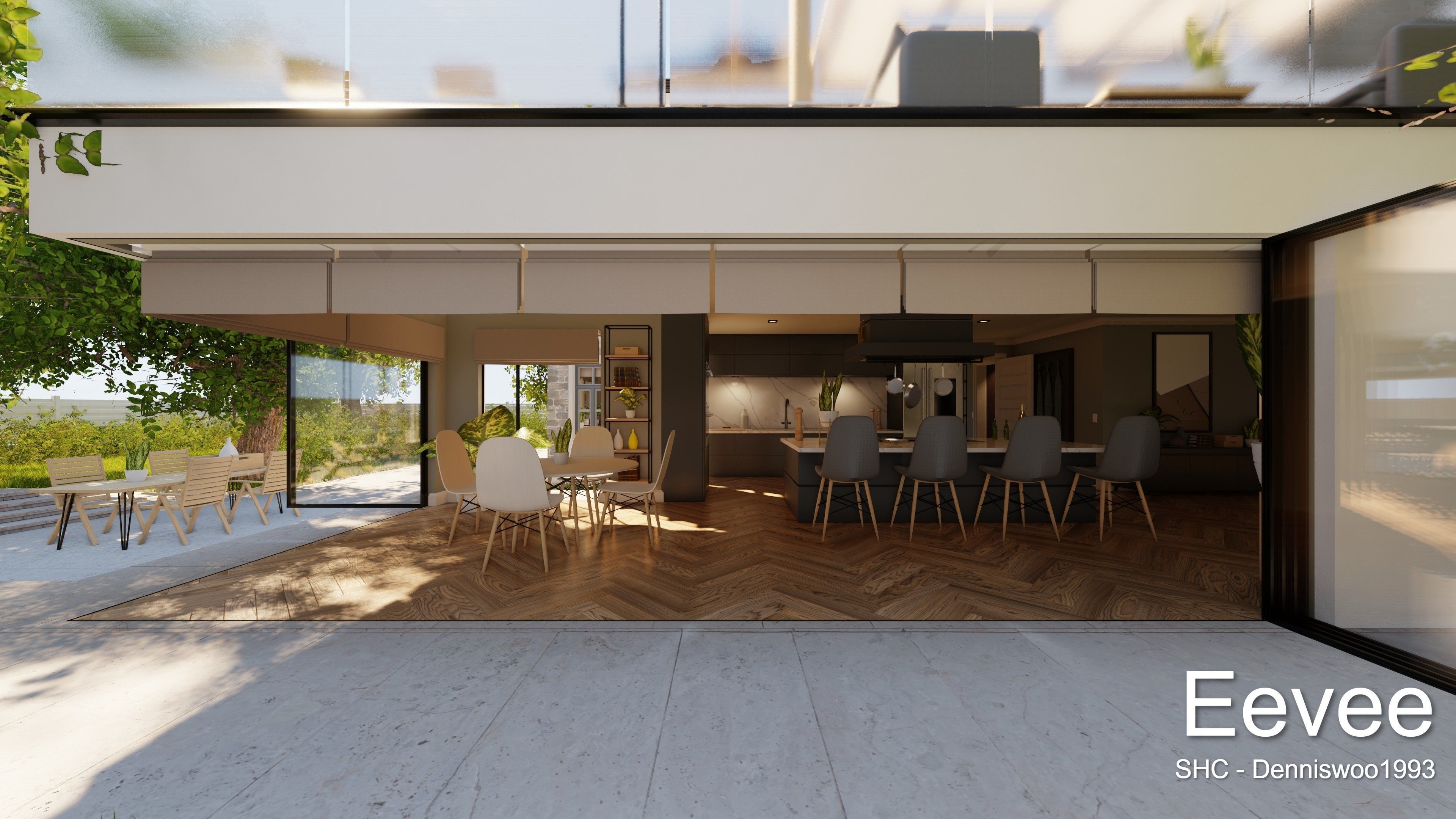 Large Mansion 2021 Blender Eevee and Cycles 1 3D model_45