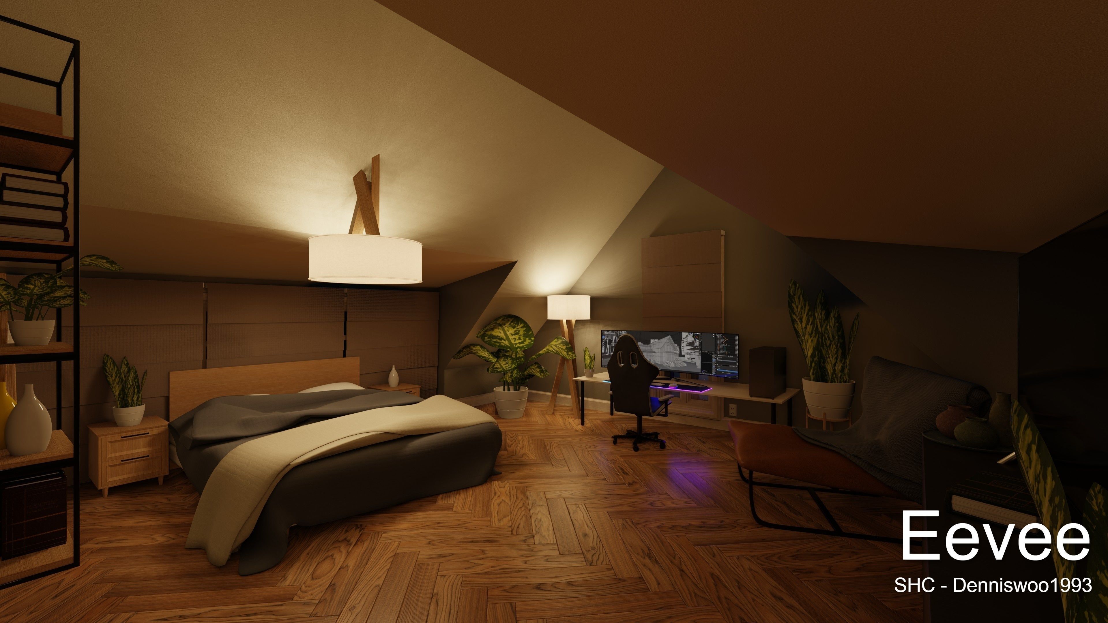Large Mansion 2021 Blender Eevee and Cycles 1 3D model_102