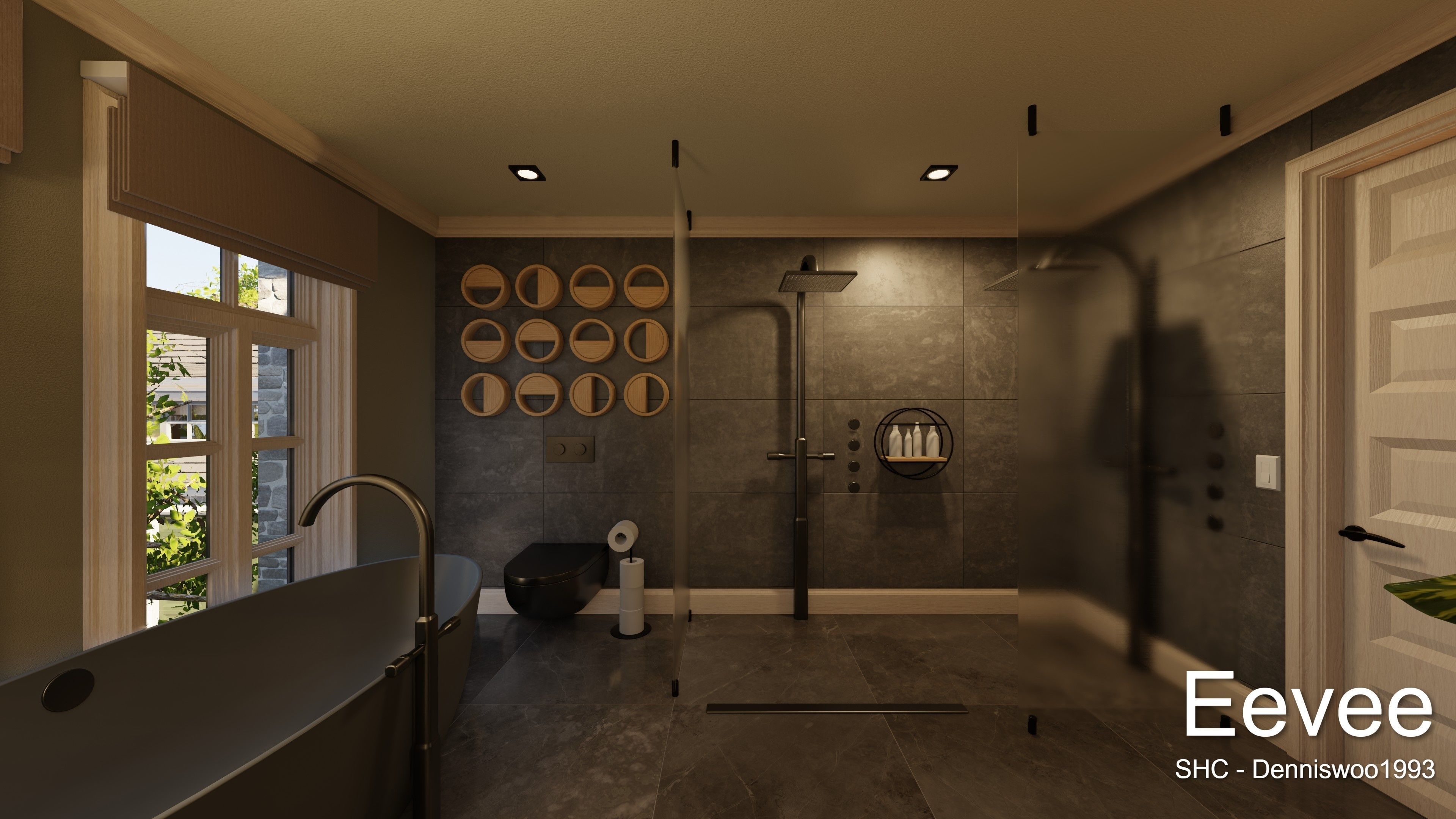Large Mansion 2021 Blender Eevee and Cycles 1 3D model_75