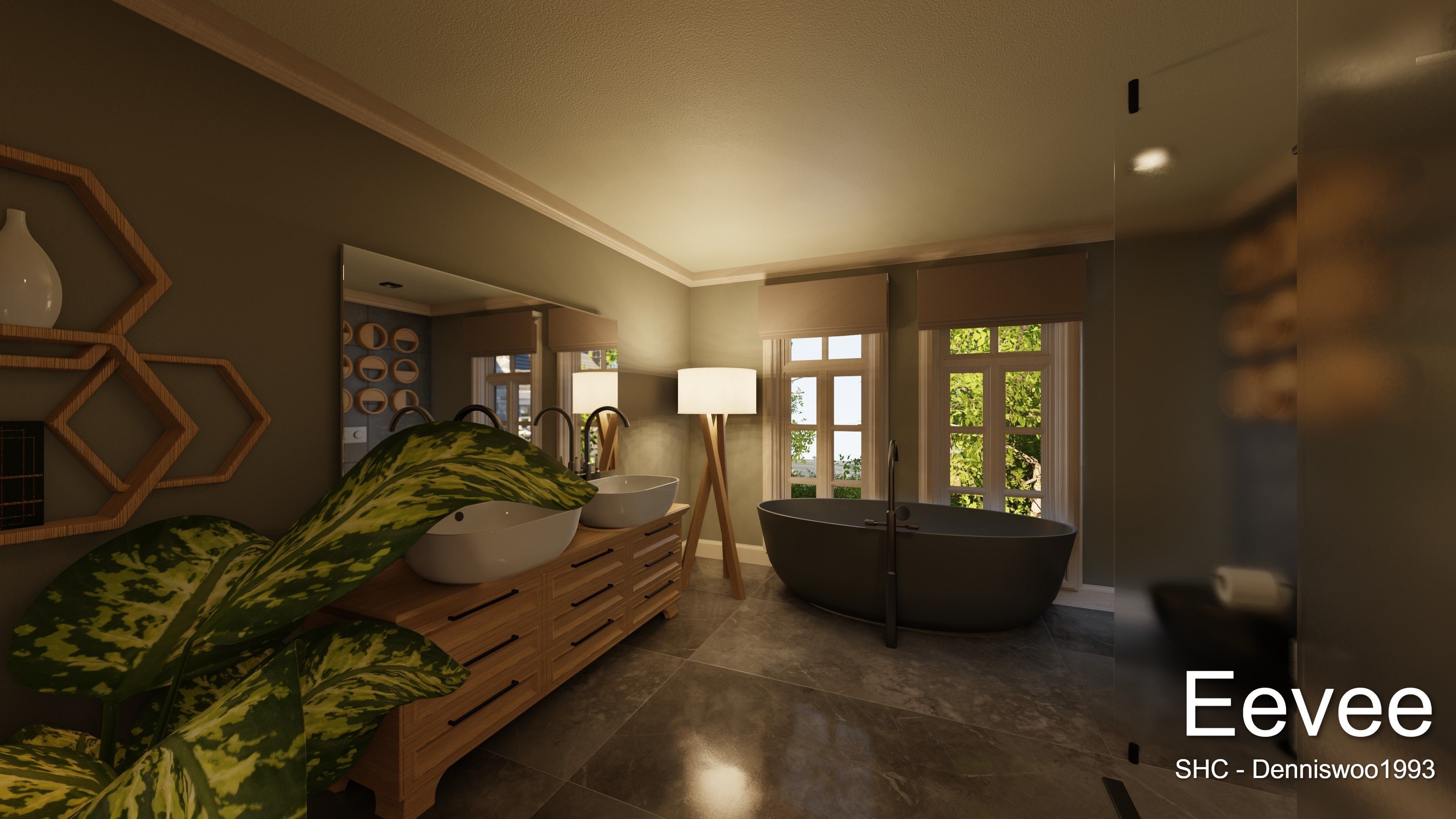 Large Mansion 2021 Blender Eevee and Cycles 1 3D model_74