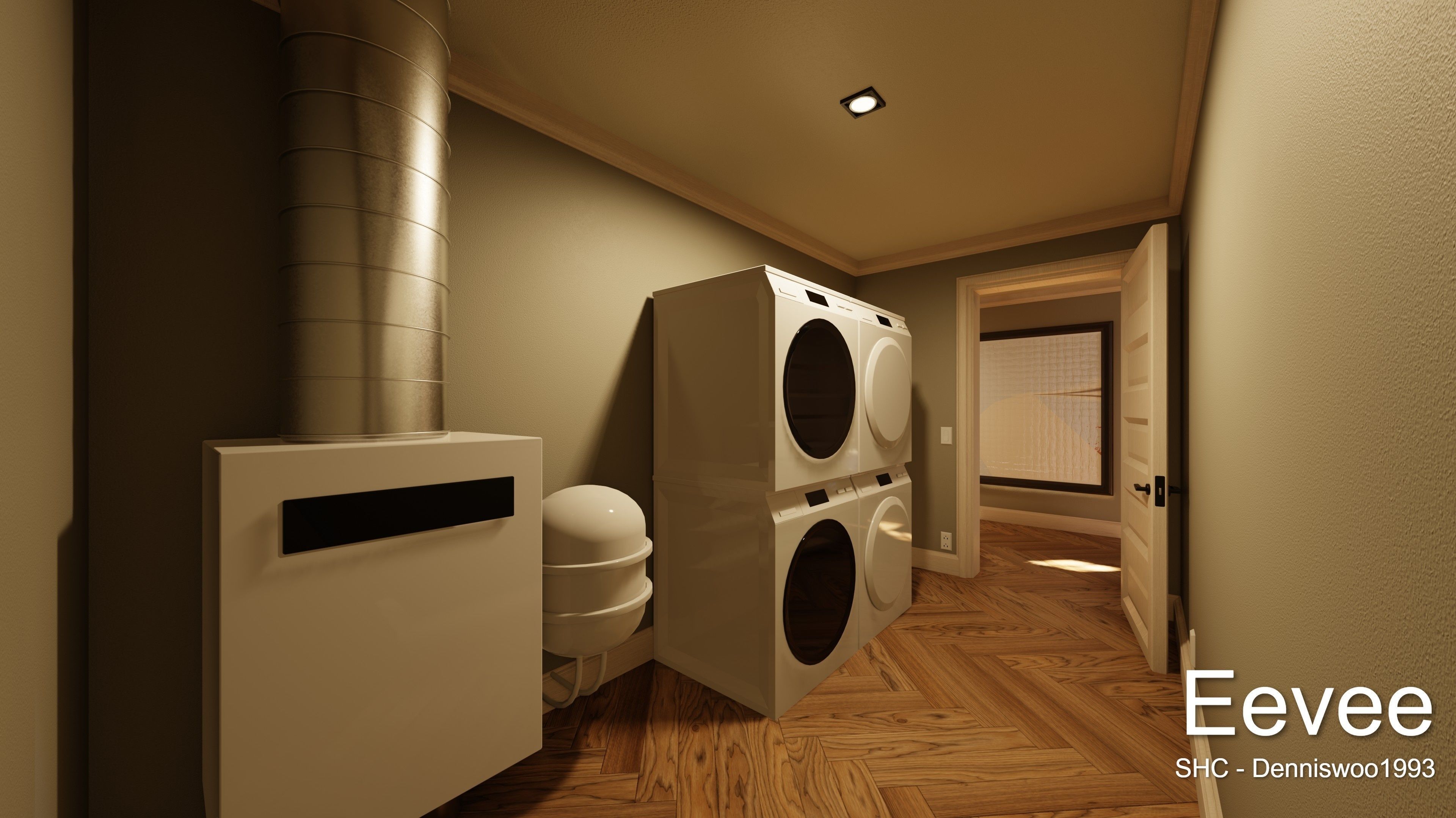 Large Mansion 2021 Blender Eevee and Cycles 1 3D model_77