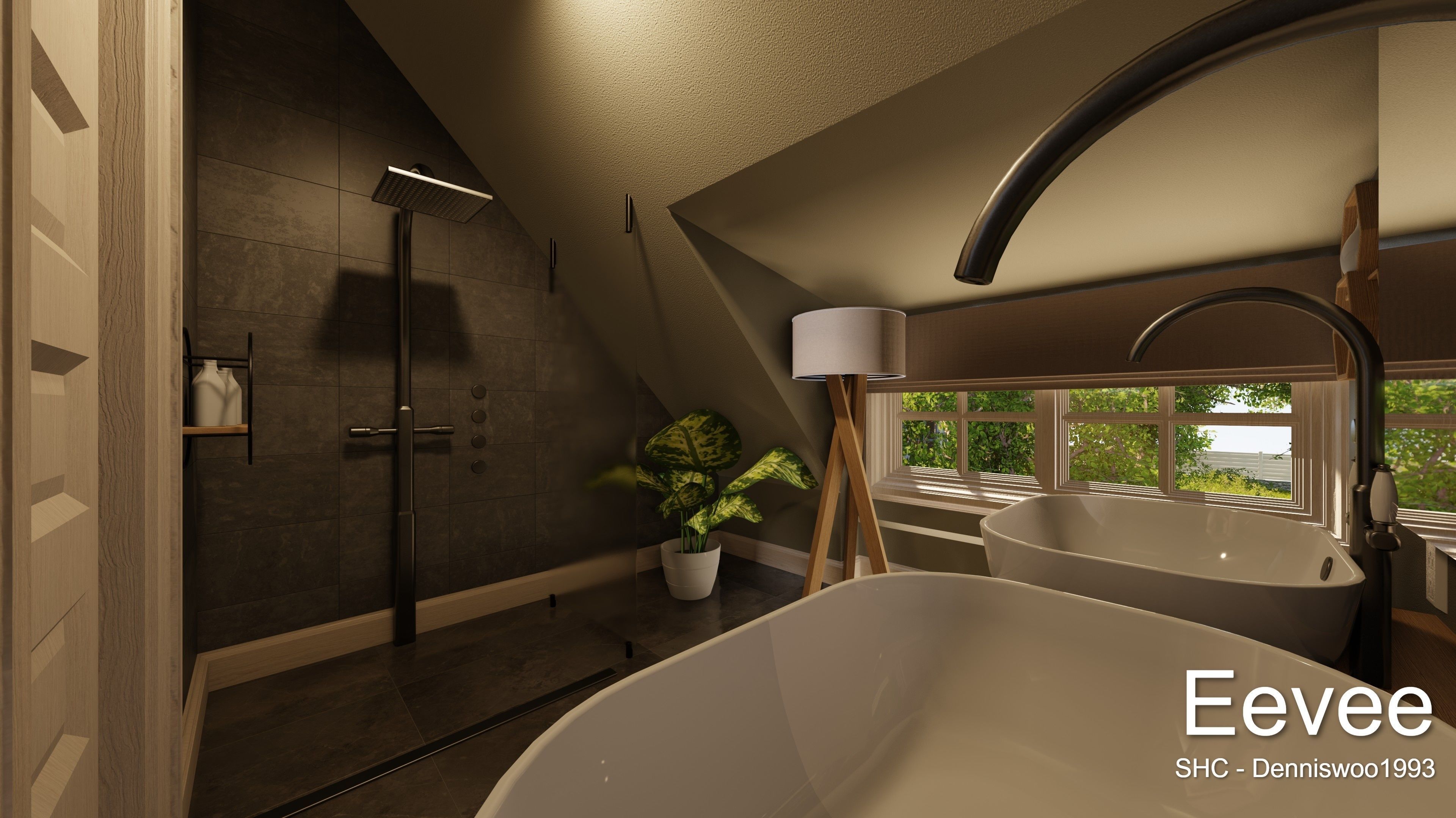 Large Mansion 2021 Blender Eevee and Cycles 1 3D model_86