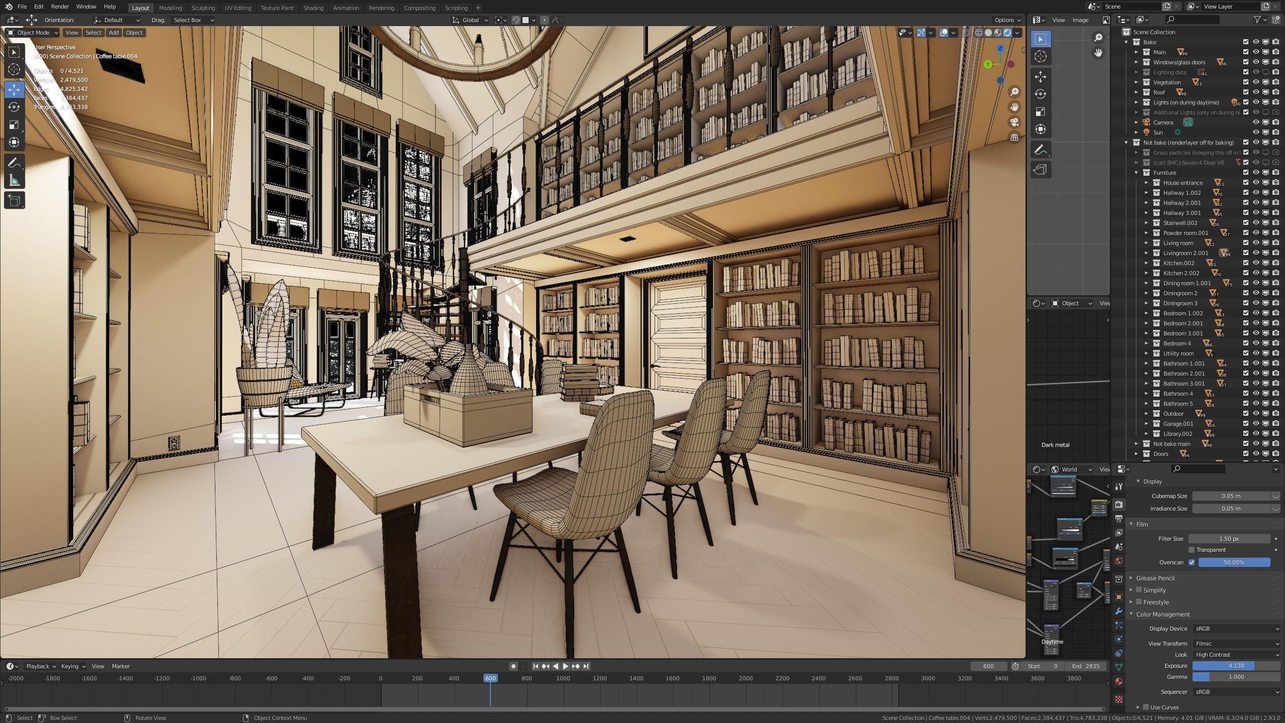 Large Mansion 2021 Blender Eevee and Cycles 1 3D model_114